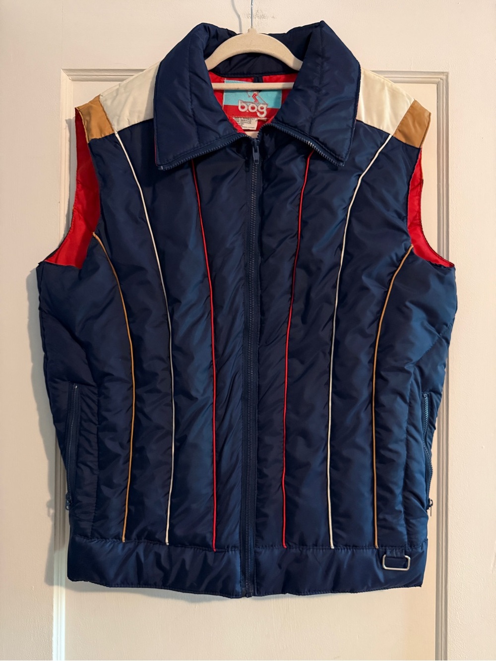 Bogs Vintage 70s 80s Retro Down Puffer Ski Vest Large